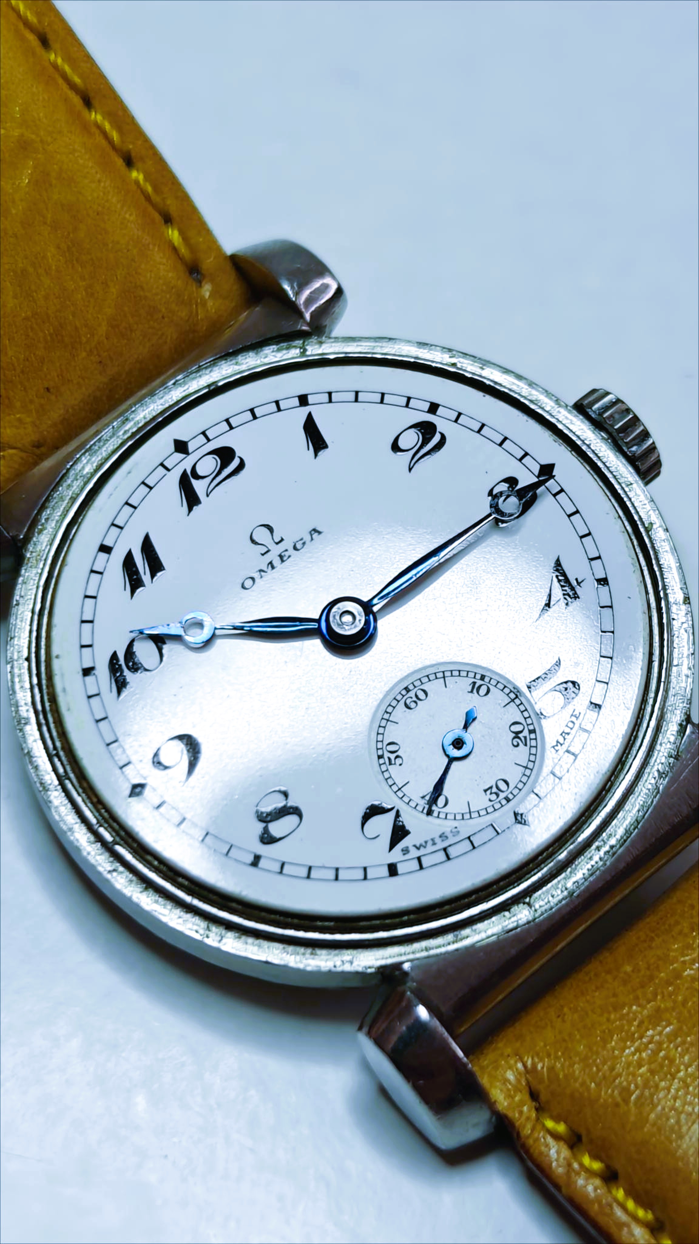 Omega Scarab Original Porcelain Dial - Completely 100% original All Round