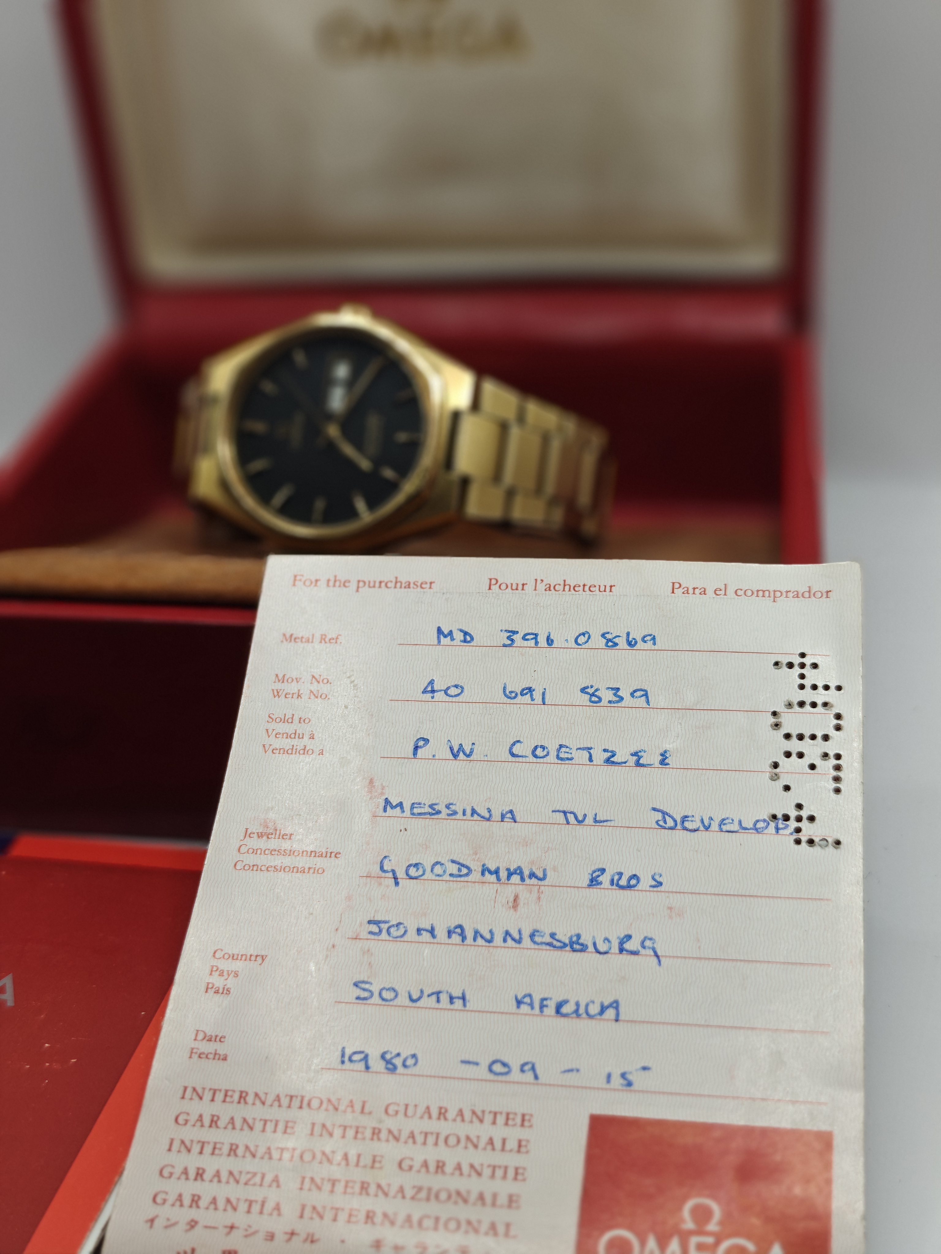 Vintage 1980 Omega Seamaster Quartz (cal.1345)  – Original & Full set