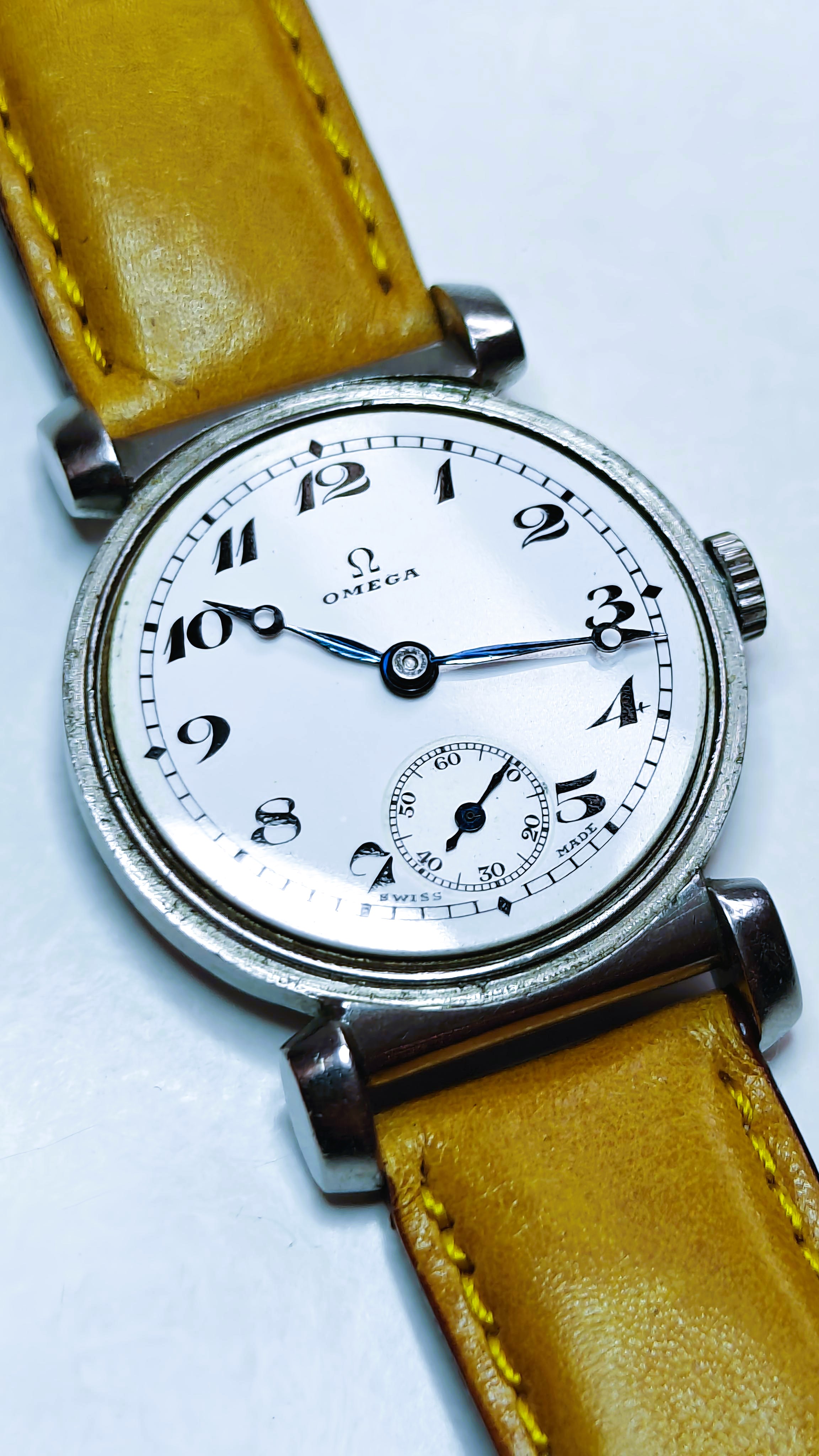 Omega Scarab Original Porcelain Dial - Completely 100% original All Round