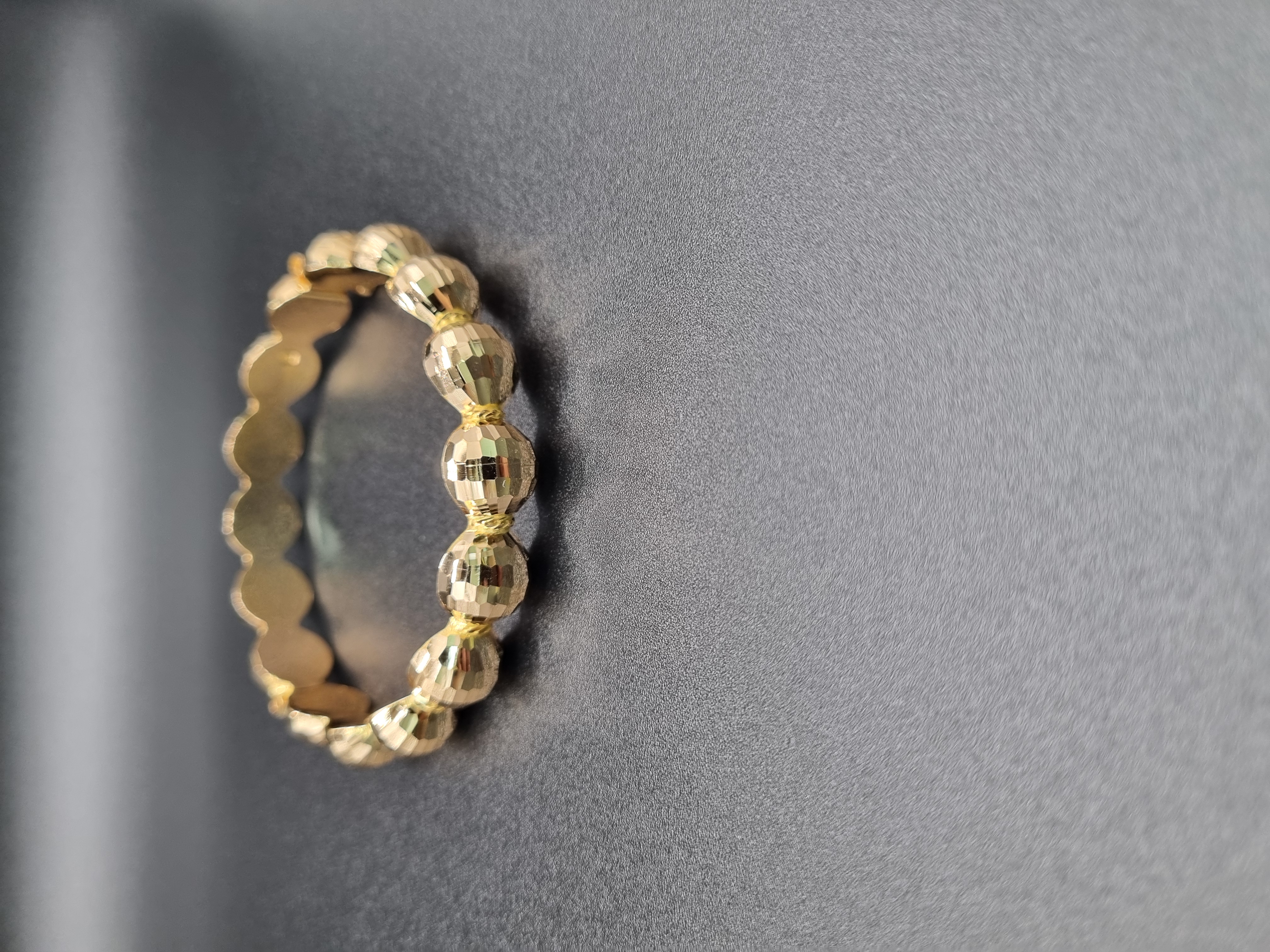 Gold Beaded Bangle
