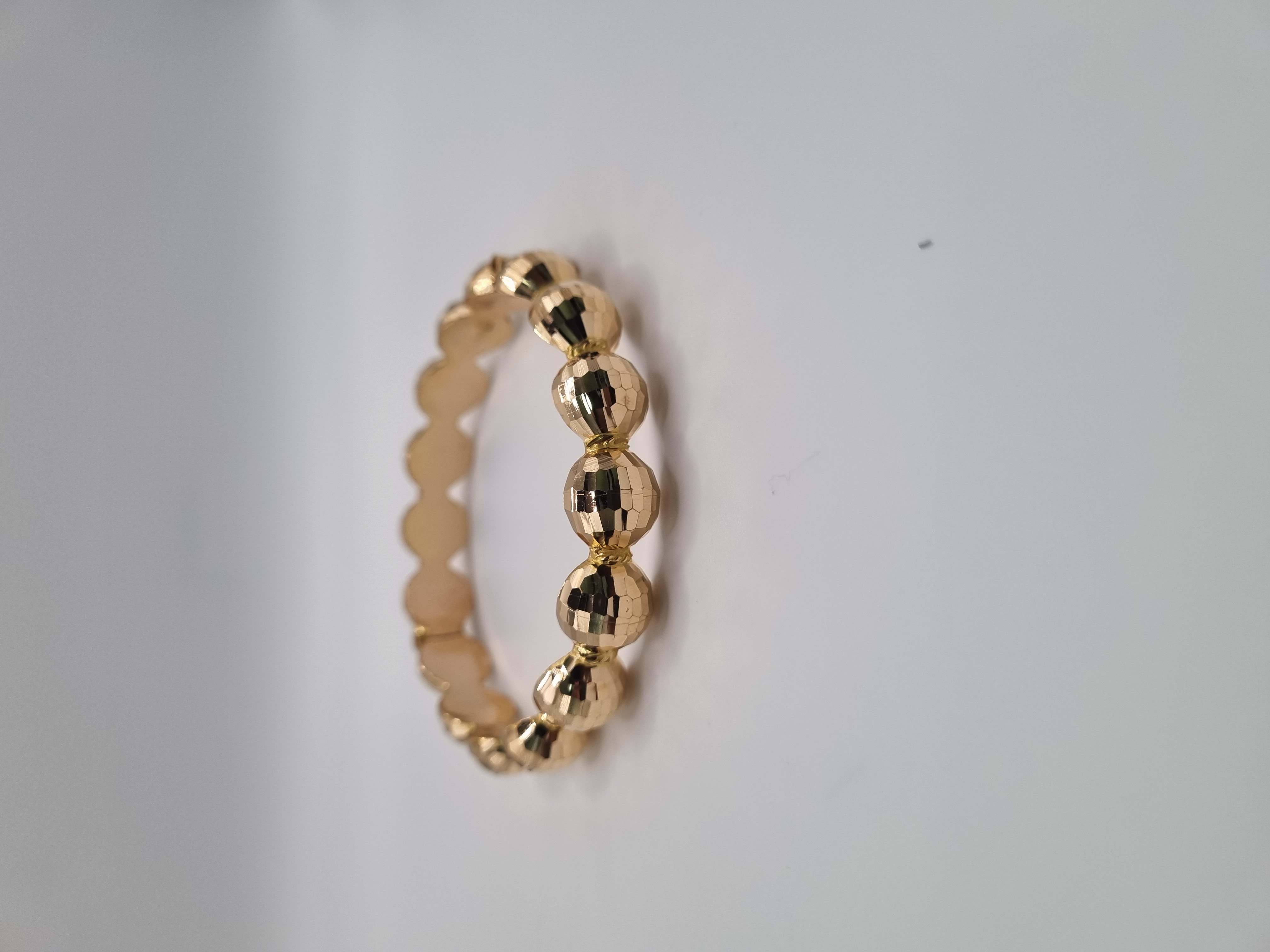 Gold Beaded Bangle