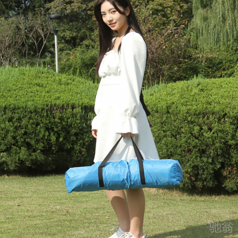 Tent outdoor folding portable camping equipment supplies automatic quick opening rainproof camping park six Corner sun awning