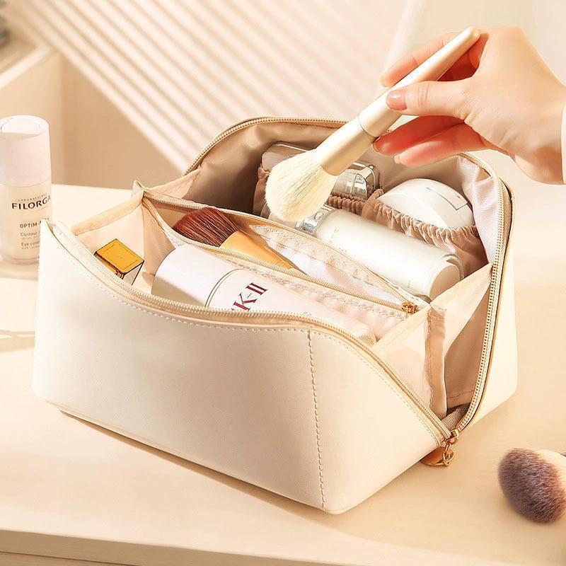Cosmetic bag for women new portable toiletries storage bag large capacity travel multifunctional princess makeup brush bag