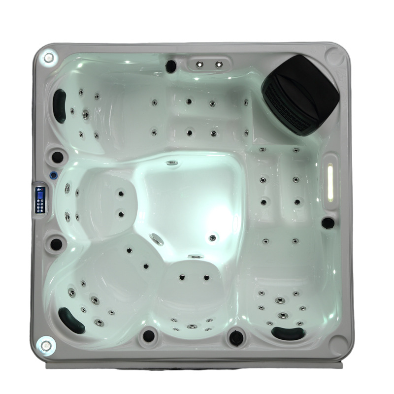 Hydromassage pool acrylic outdoor independent intelligent automatic heating large spa fiberglass bathtub