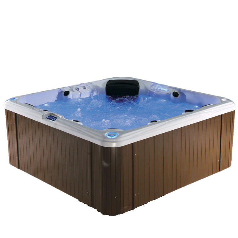 Hydromassage pool acrylic outdoor independent intelligent automatic heating large spa fiberglass bathtub