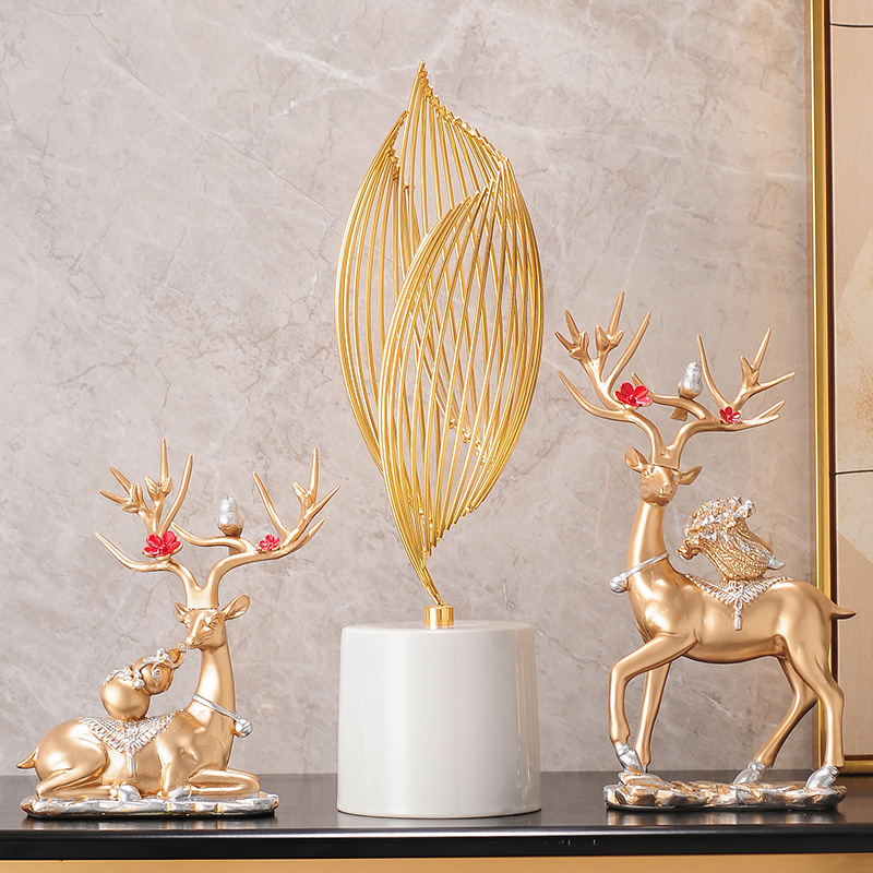 Light luxury decoration high-end living room porch TV cabinet wine cabinet home decorations housewarming gifts