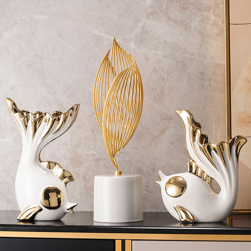 Light luxury decoration high-end living room porch TV cabinet wine cabinet home decorations housewarming gifts