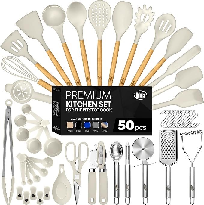 Kitchen utensil set 50 pieces