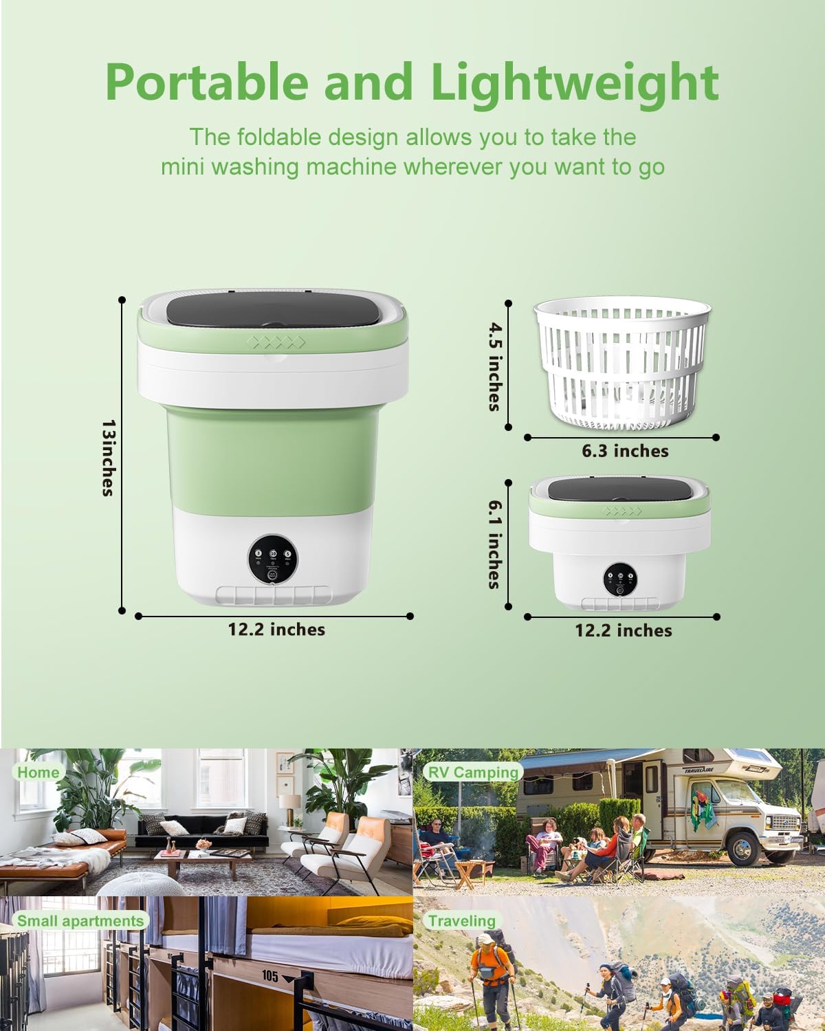 Foldable Mini Washing Machine