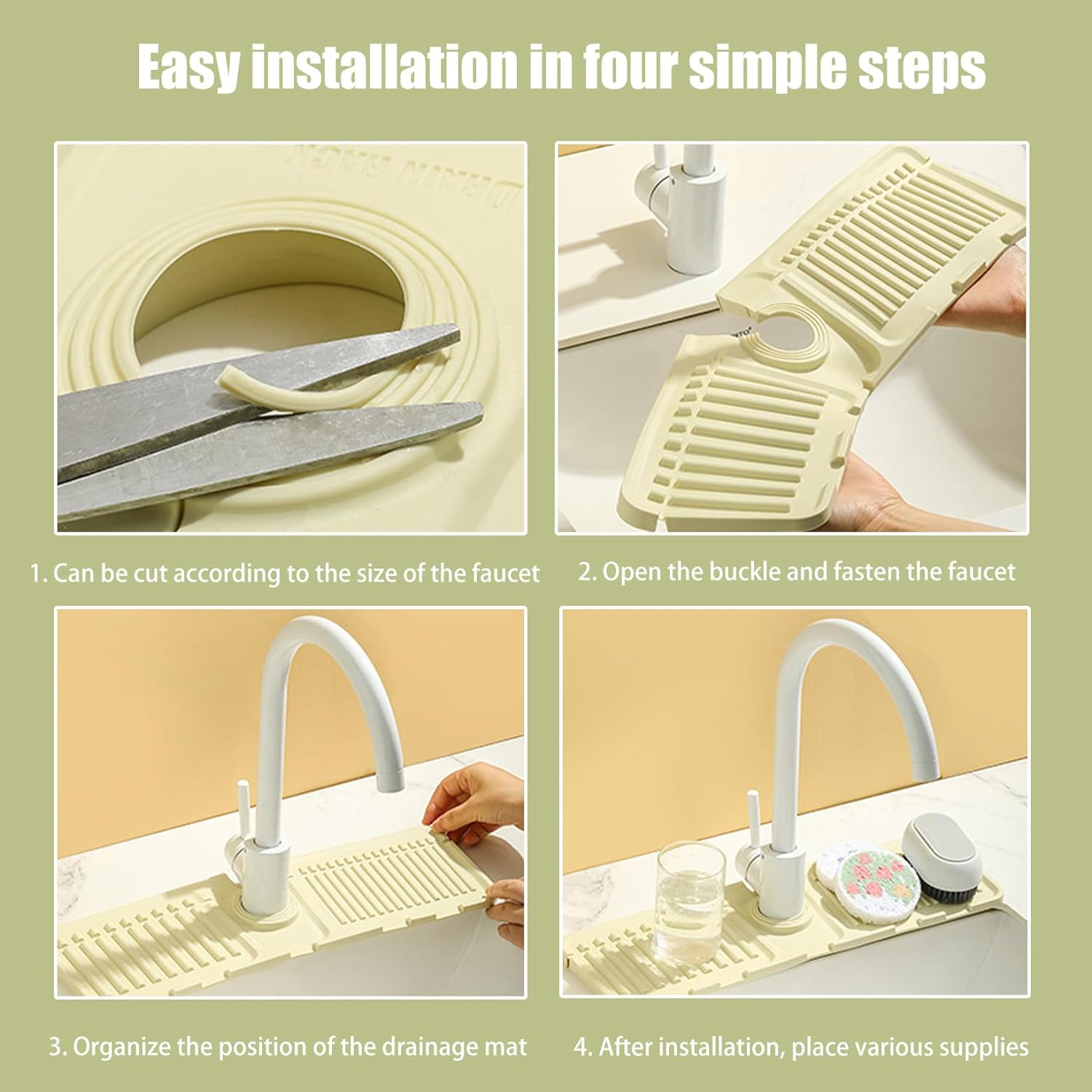 Silicone Faucet Splash Guard