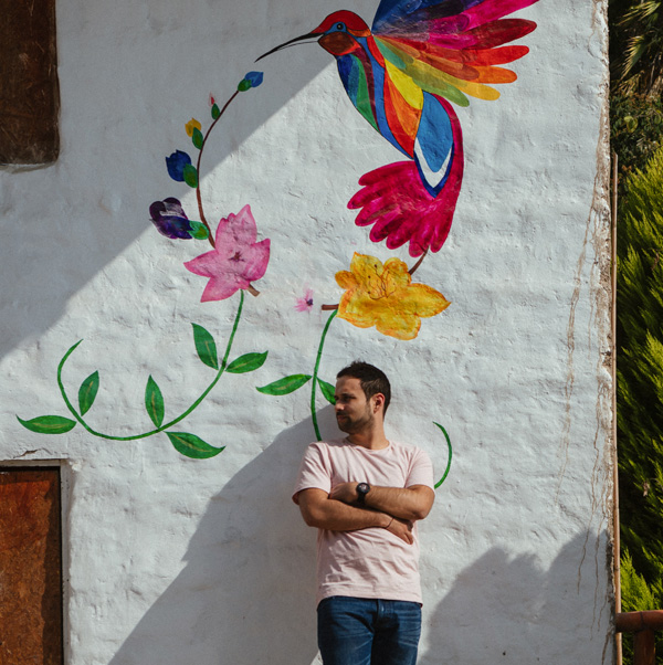 Camiseta Hombre - Pink Stick