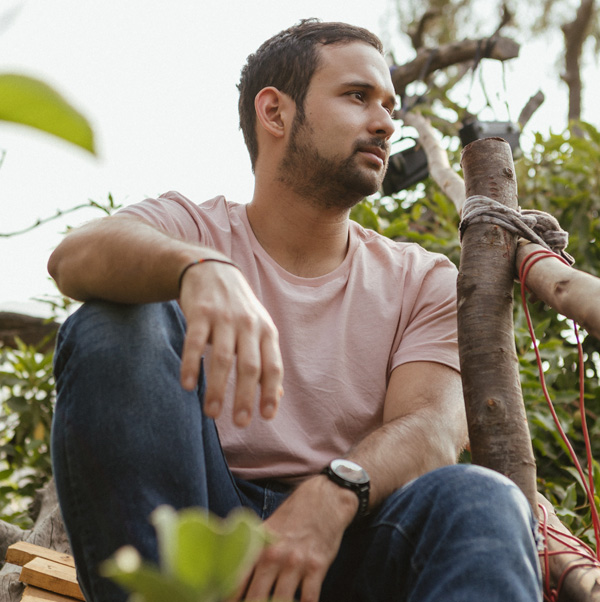 Camiseta Hombre - Pink Stick