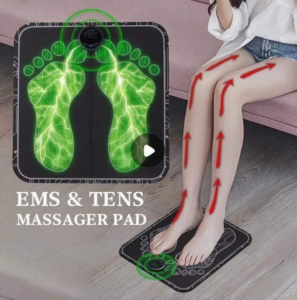 EMS & TENS Massager Pad Alleviate Nueropathy Pain