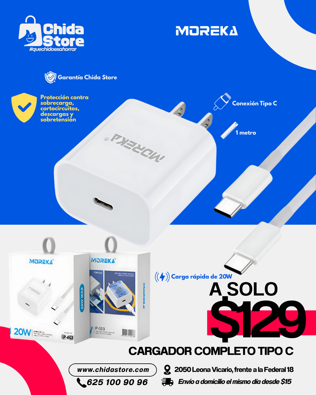 Cargador completo tipo C