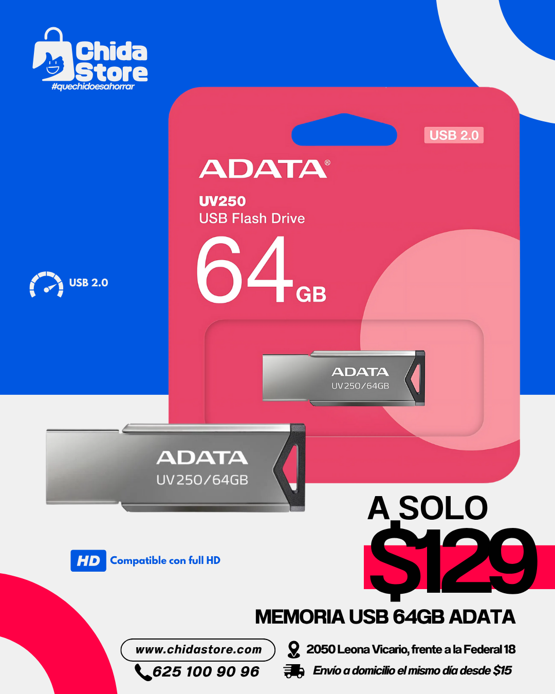 Memoria USB 64GB ADATA