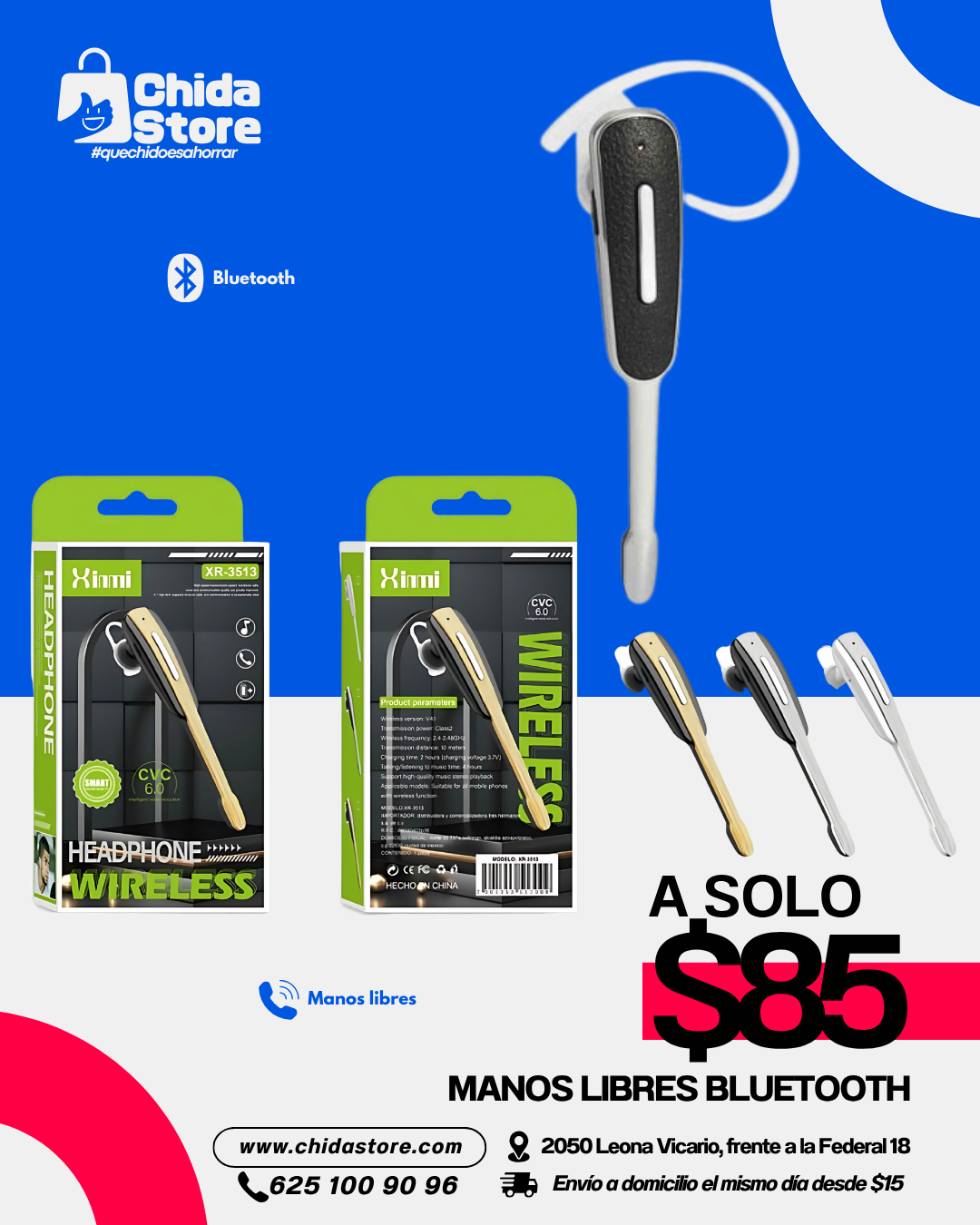 Manos libres Bluetooth