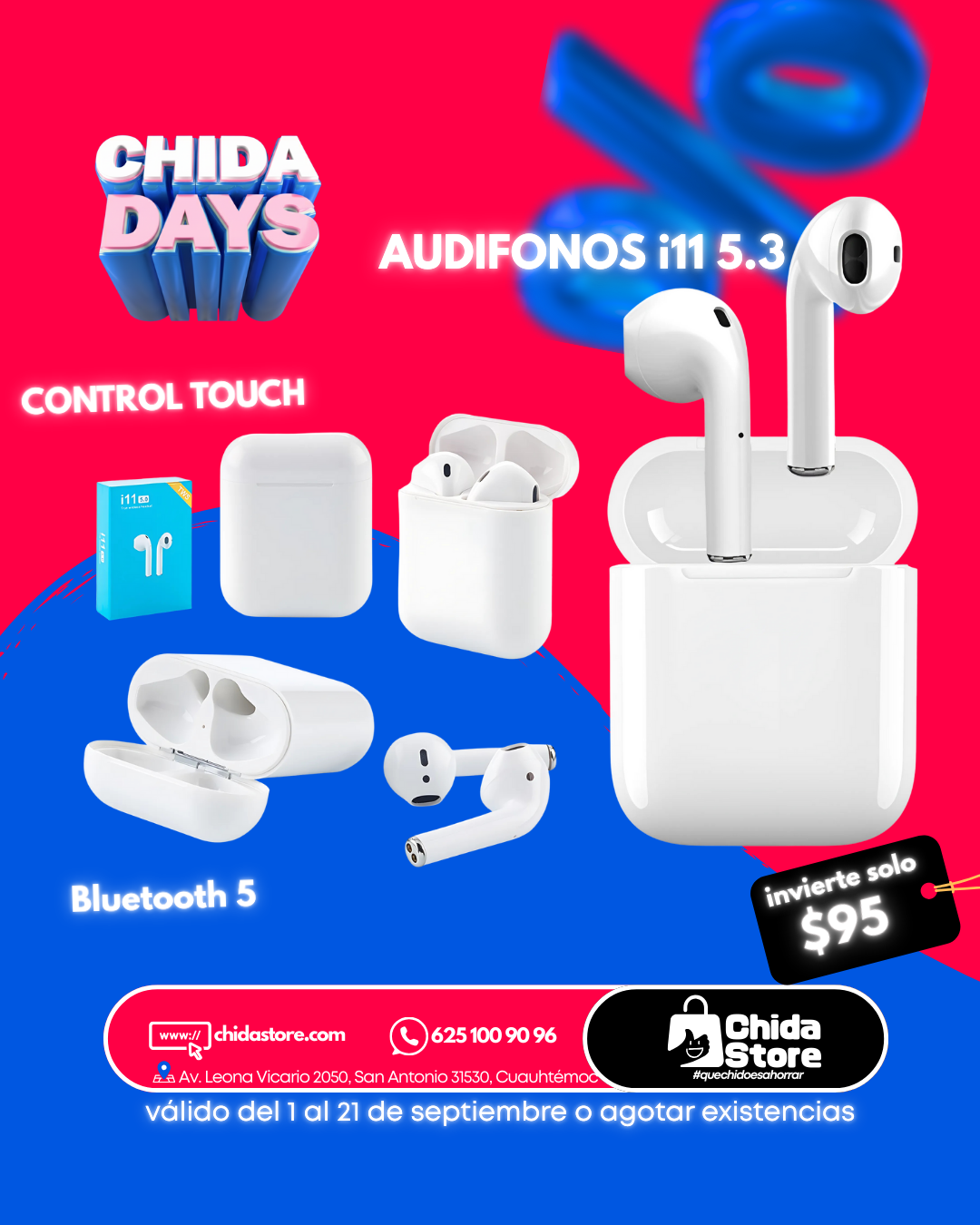 Audífonos i11 5.3