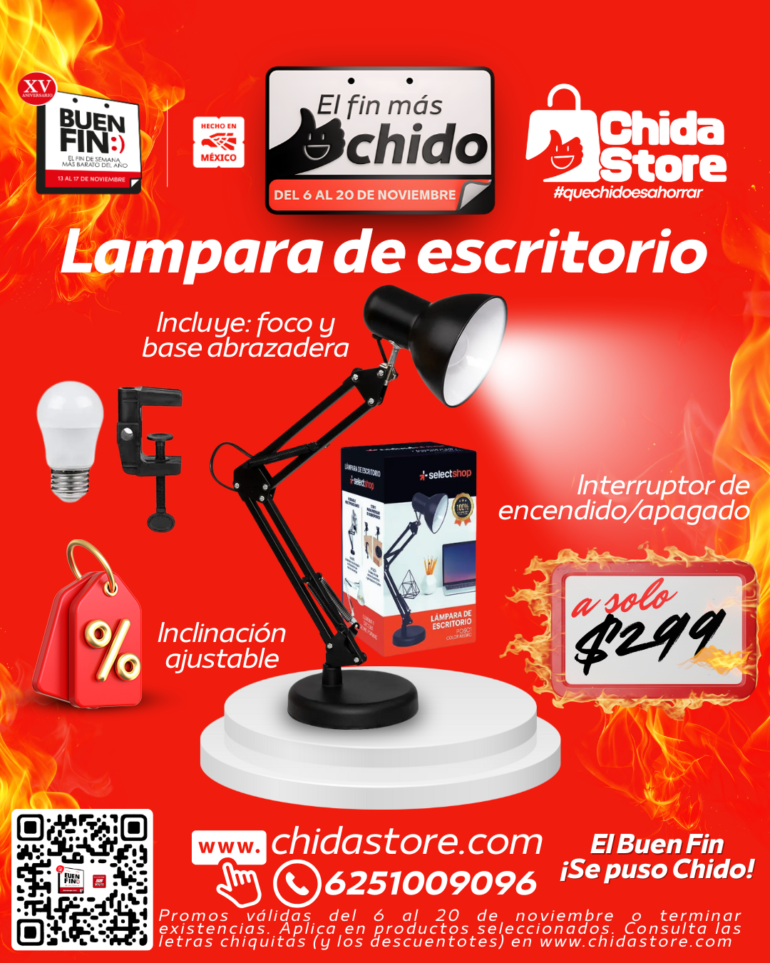 Lámpara de escritorio