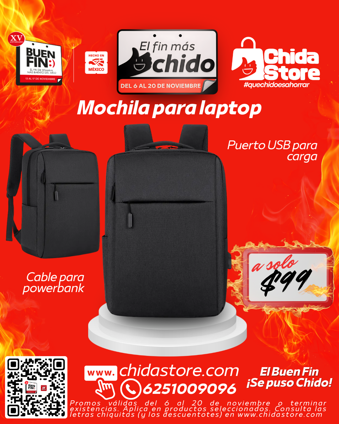 Mochila para laptop