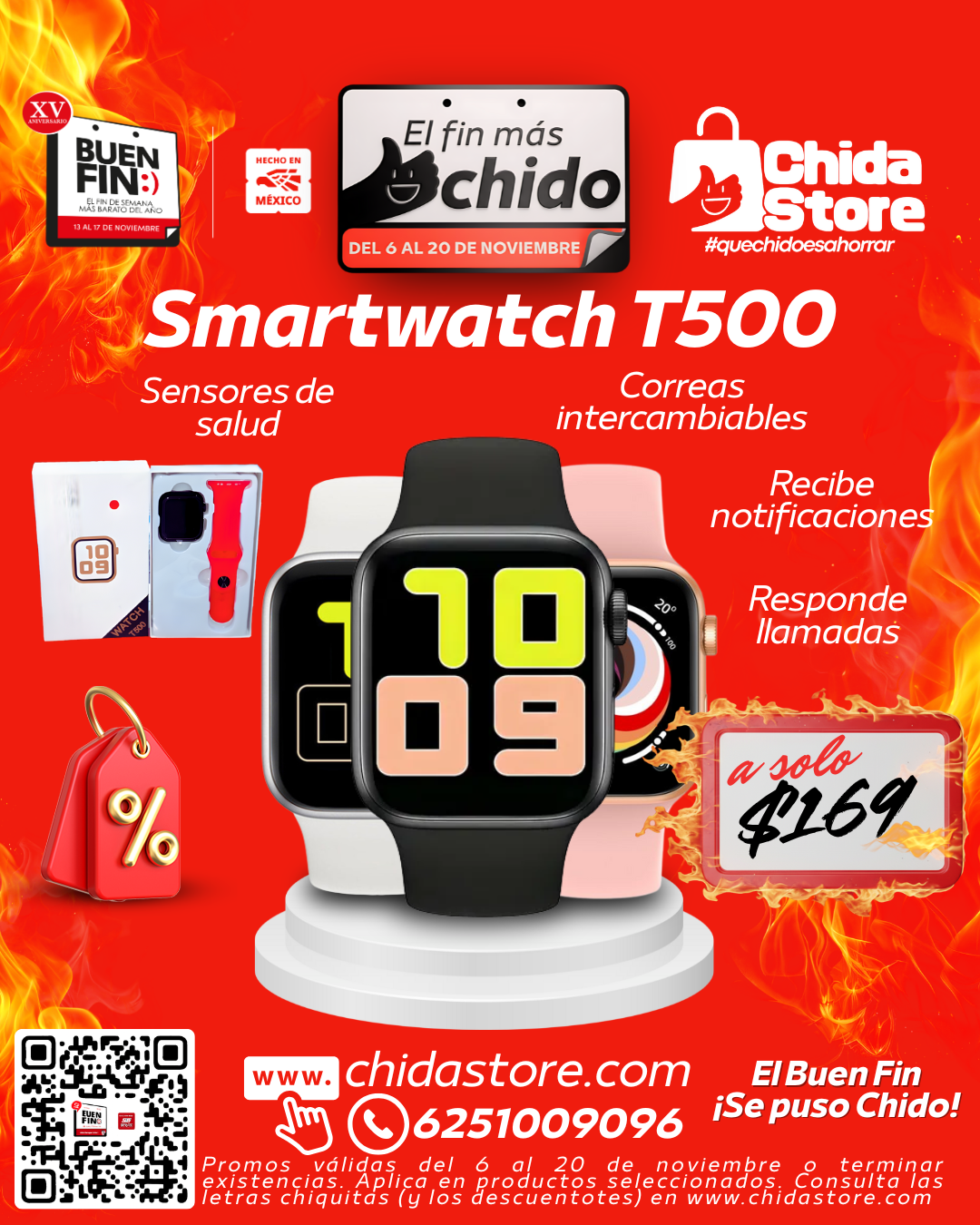 Smartwatch T500