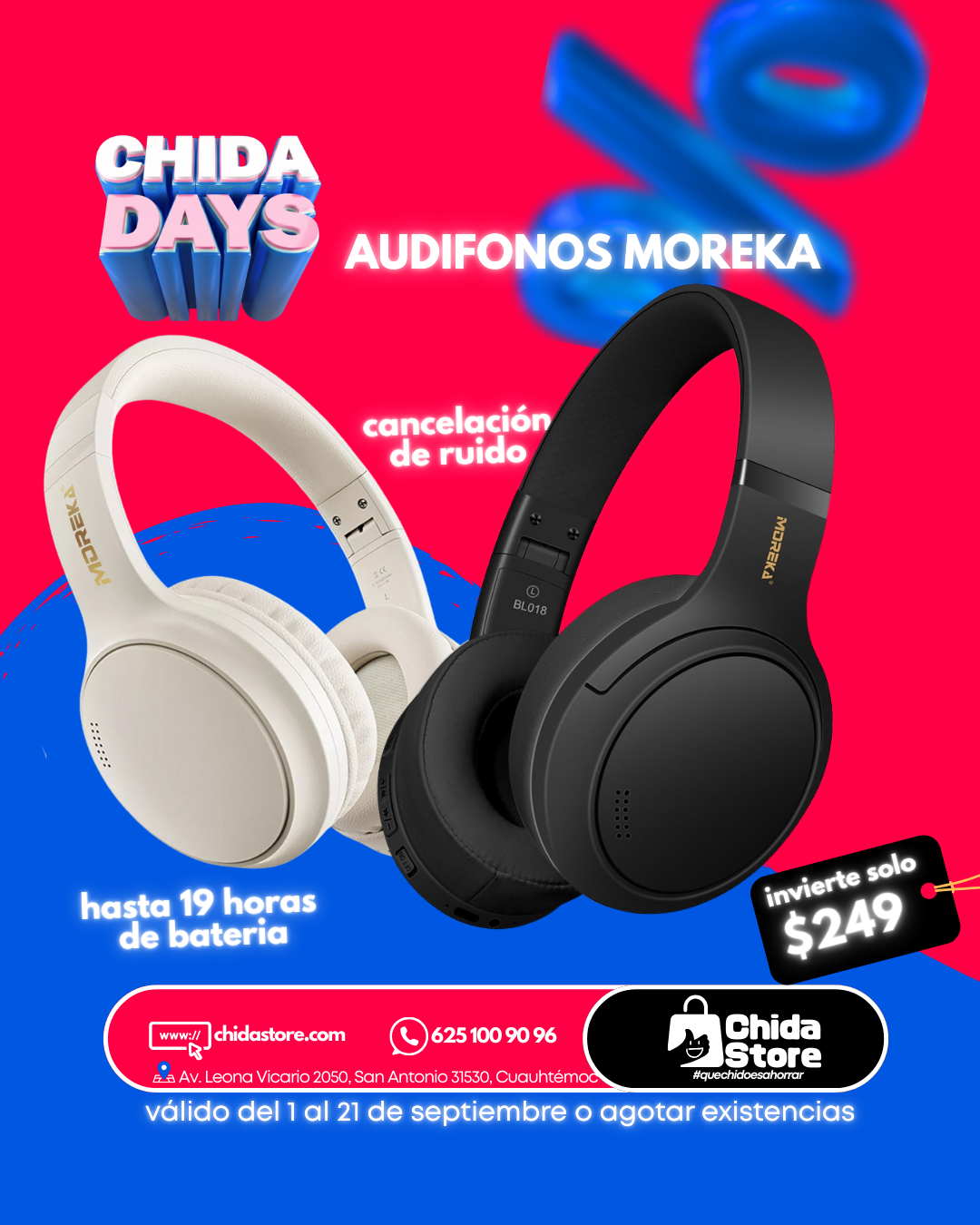 Audífonos Moreka