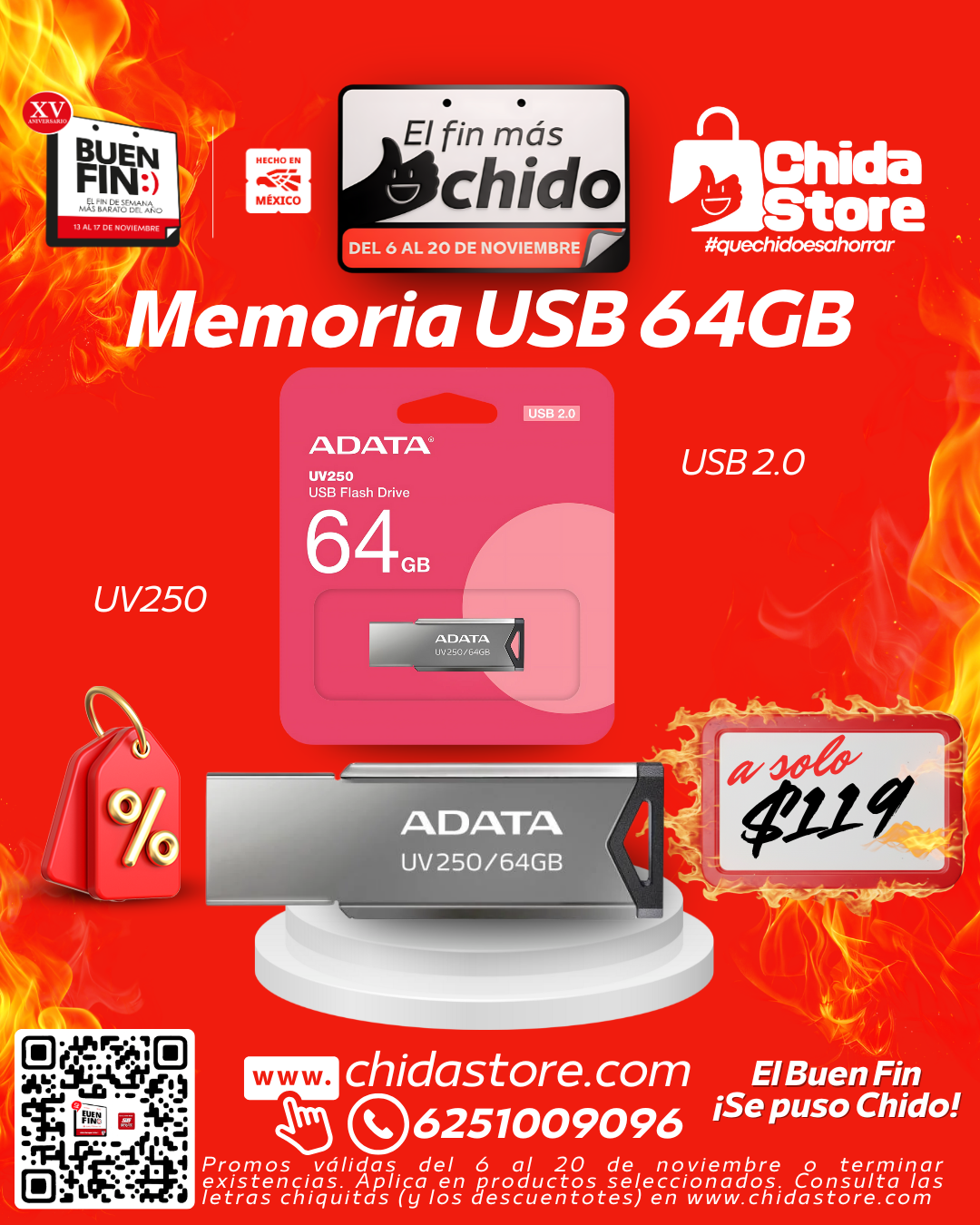 Memoria USB ADATA 64GB