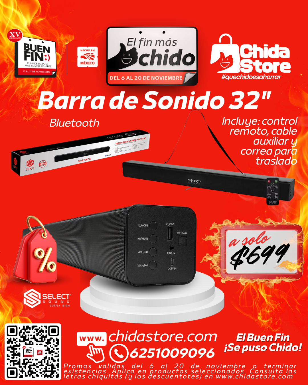 Barra de Sonido 32"
