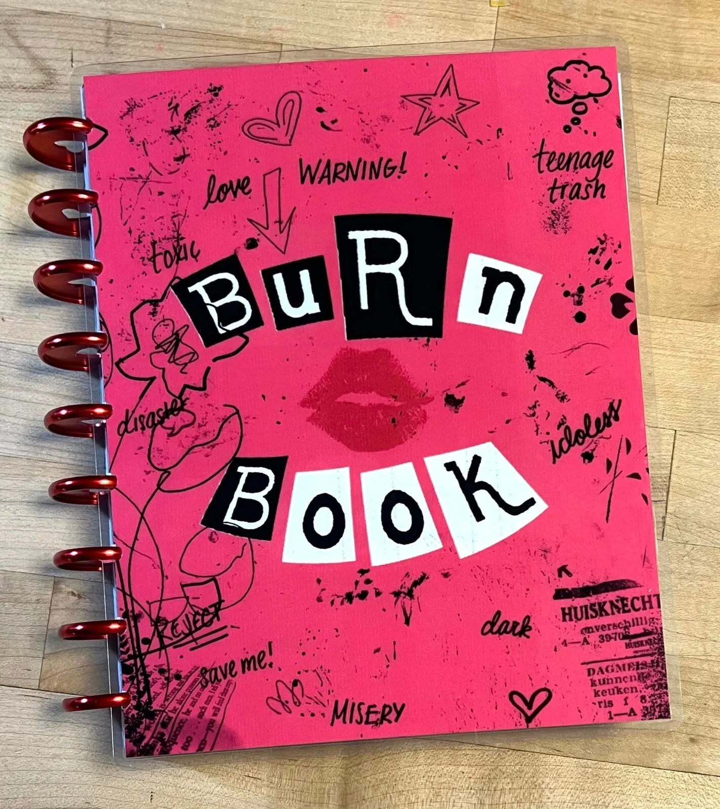 Burn Book Mean Girls Inspired