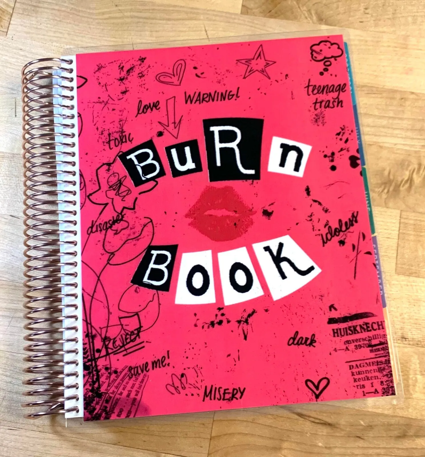 Burn Book Mean Girls Inspired