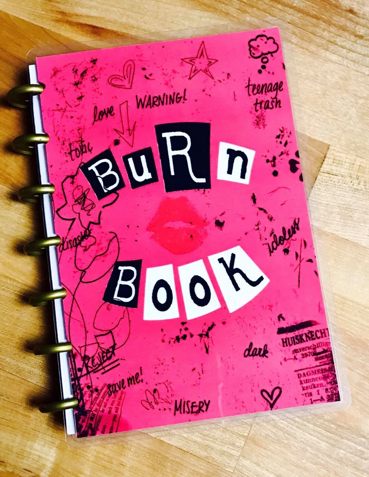Burn Book Mean Girls Inspired