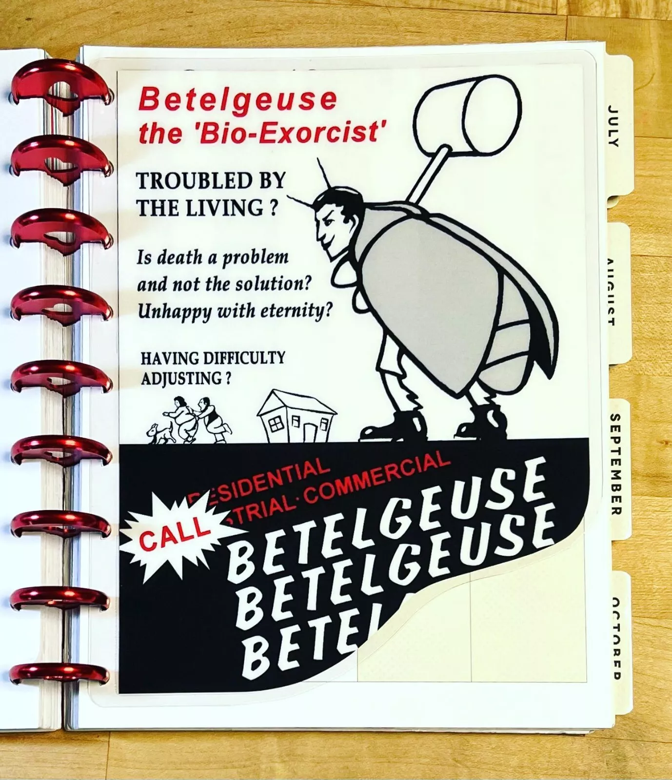 Beetlejuice Recently Deceased Inspired