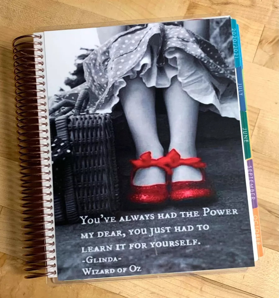 Oz Inspired Red Slipper Glinda Good Witch Quote