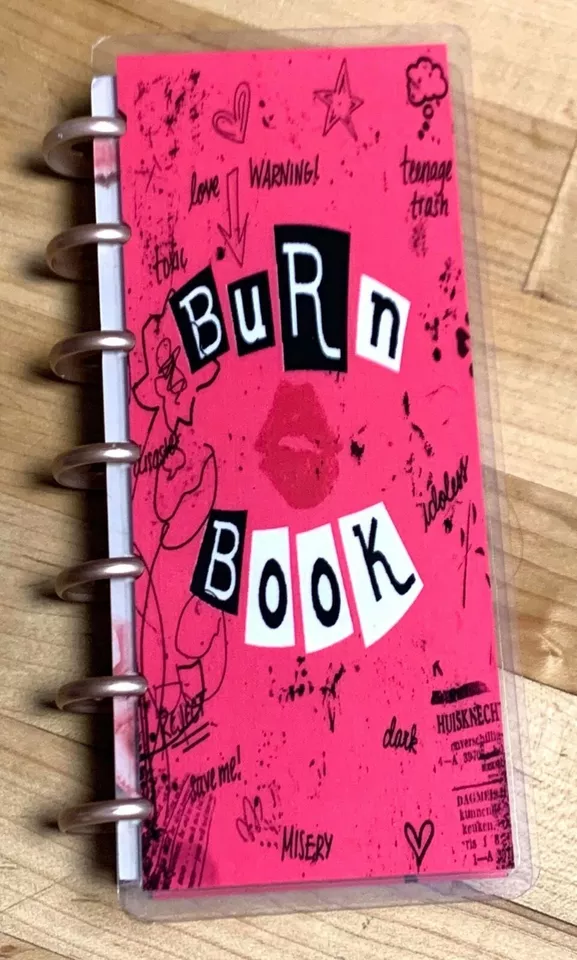 Burn Book Mean Girls Inspired