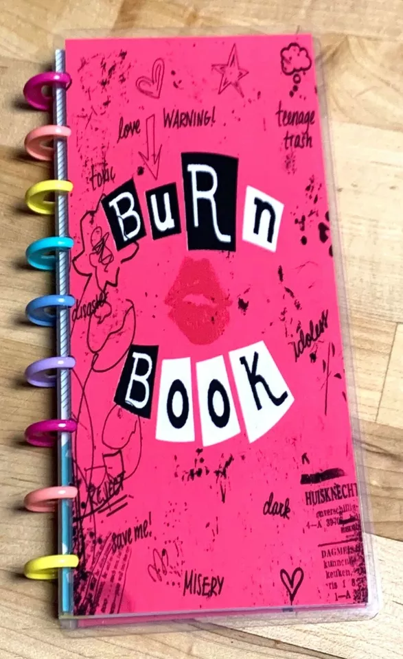 Burn Book Mean Girls Inspired