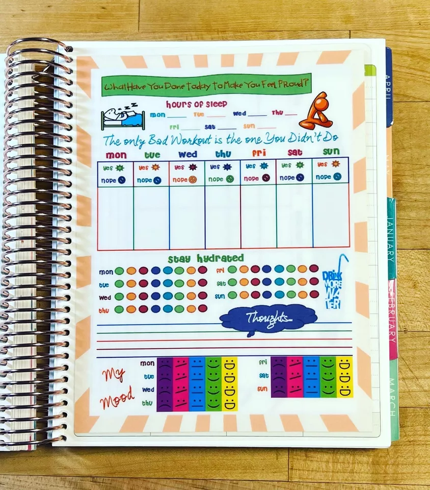 Fitness Sleep Mood Food Tracker