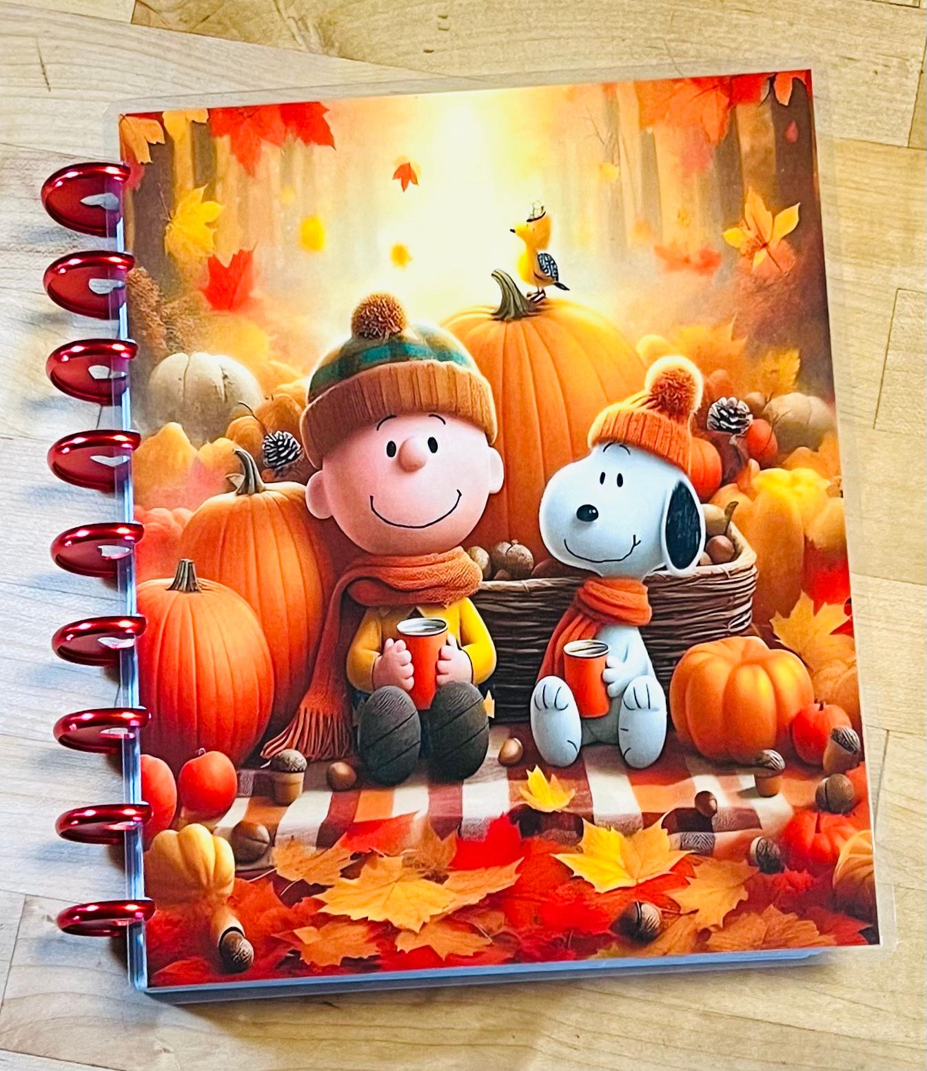Peanuts Charlie Brown and Snoopy Fall Autumn Pumpkins