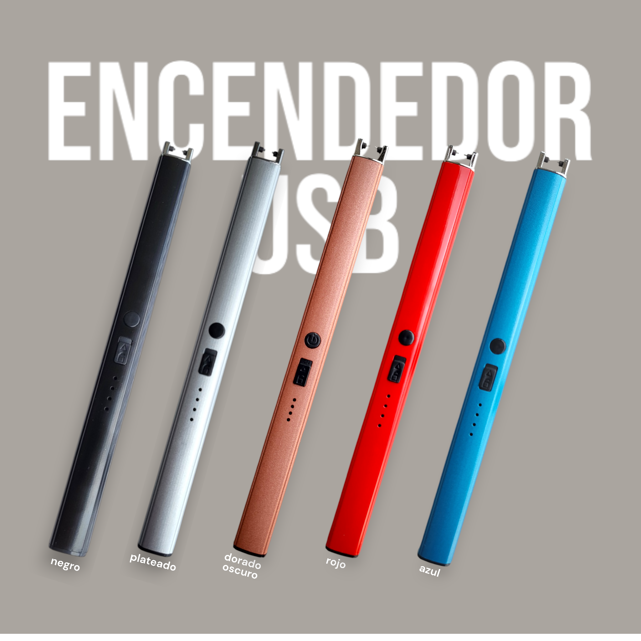 Encendedor plasma recargable por USB