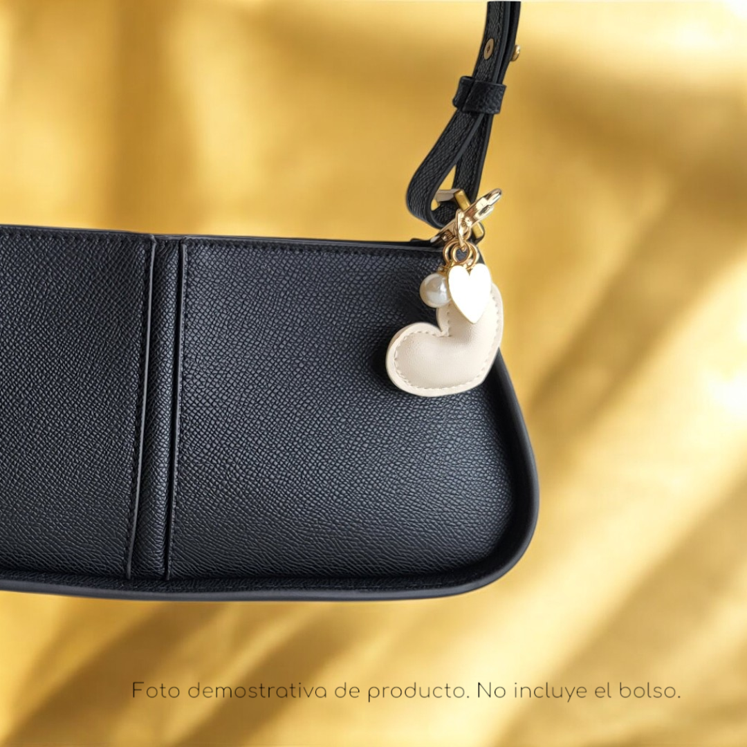 Charm de corazón - decora tu bolso