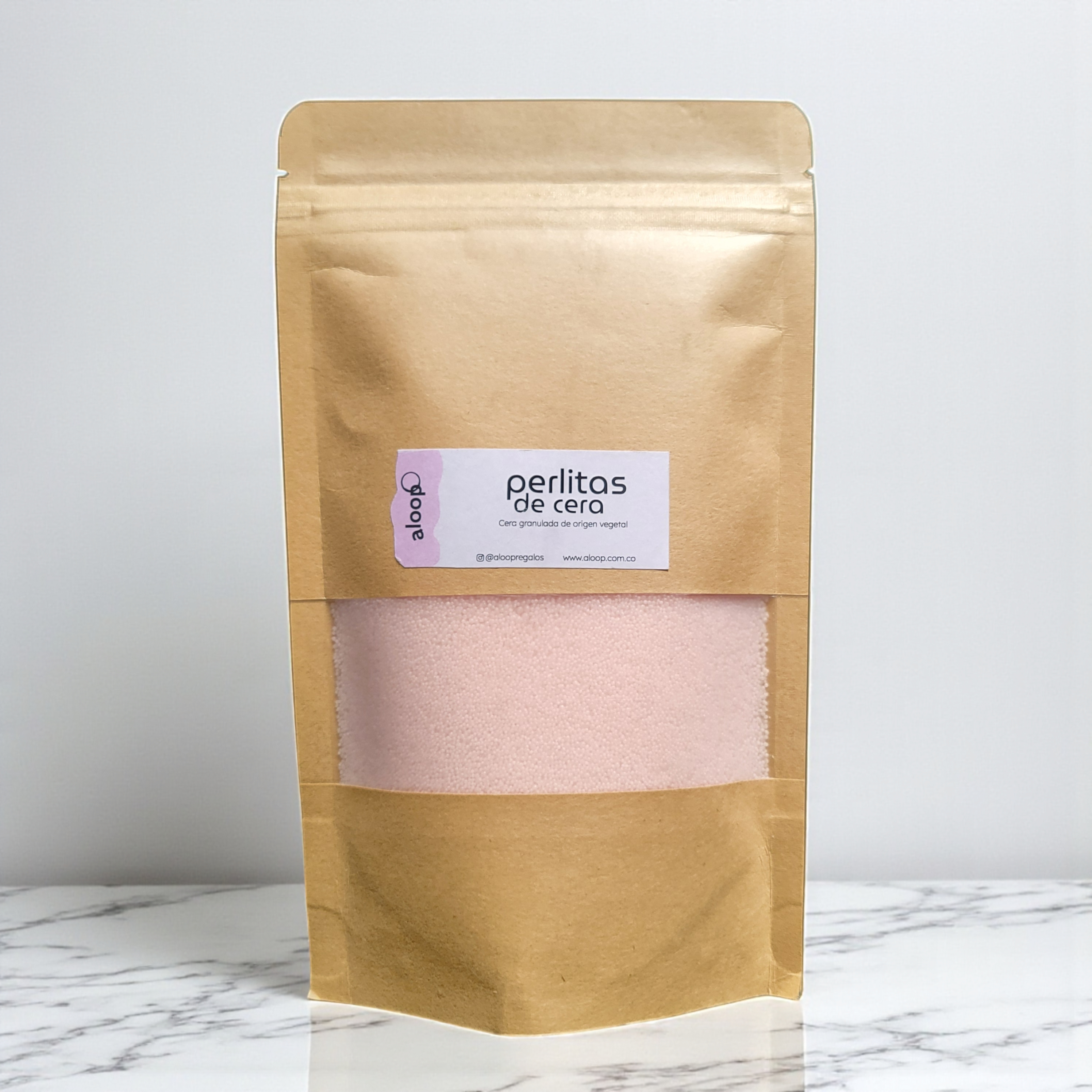 Bolsa de vela en perlitas