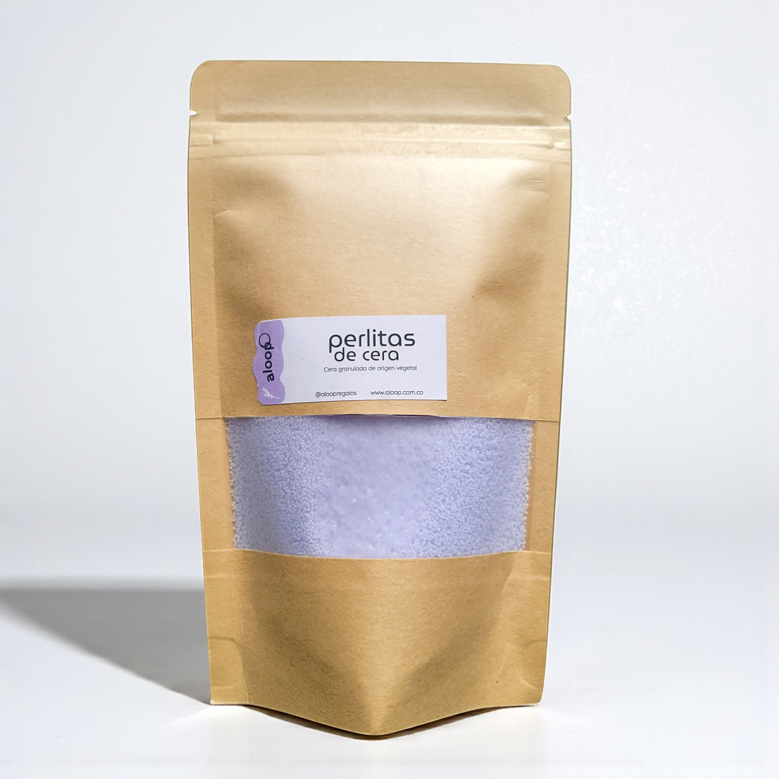 Bolsa de vela en perlitas