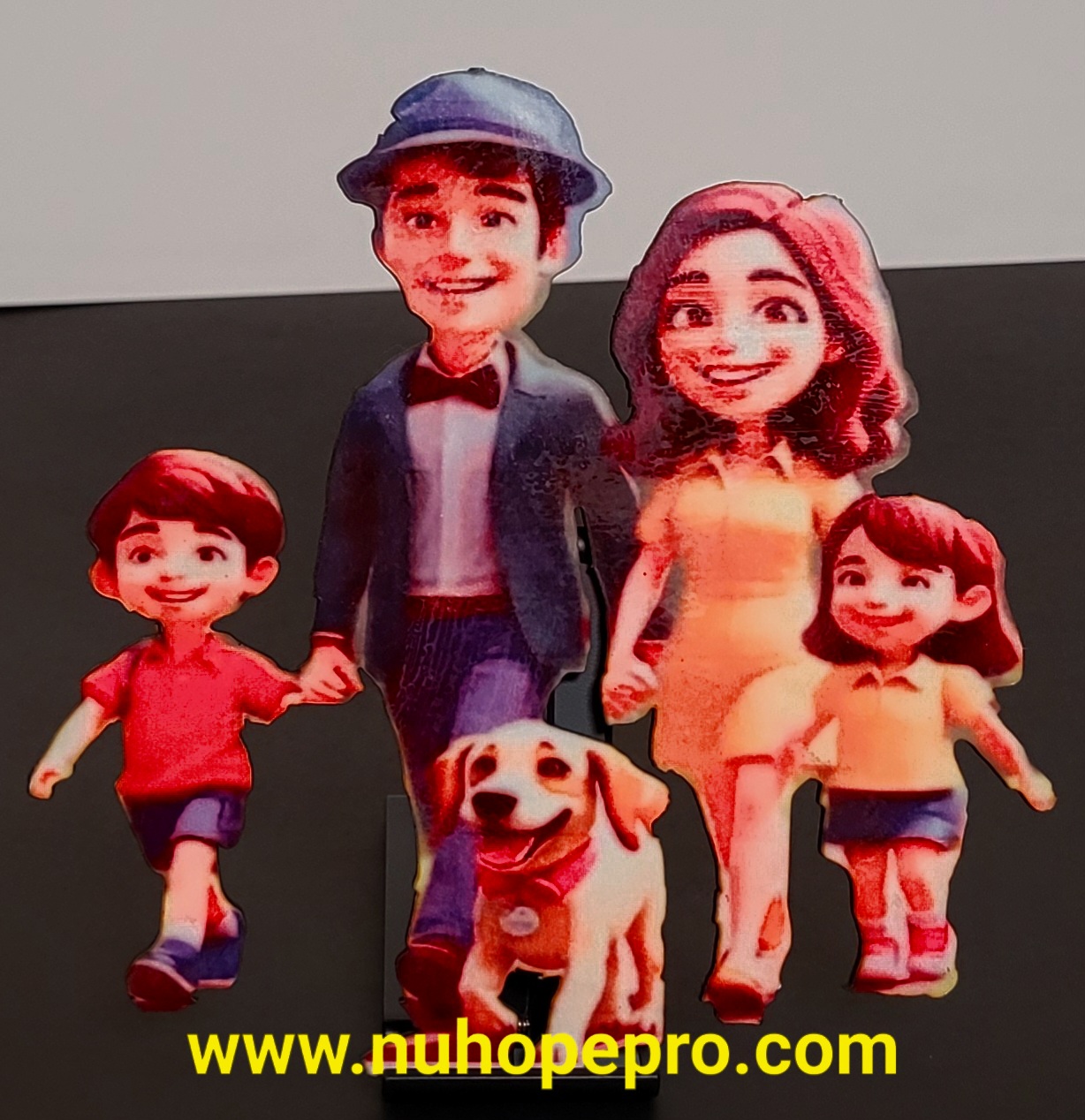 Family Cutout Display