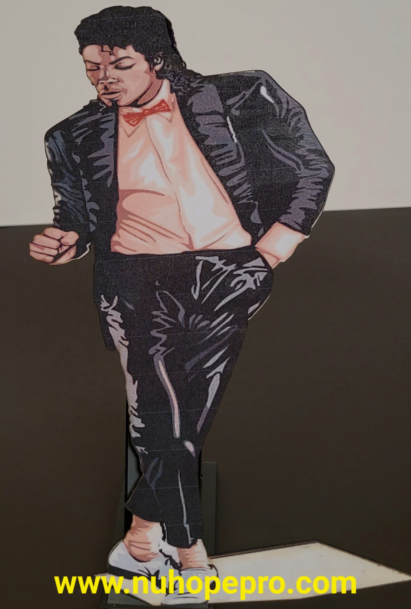  Michael Jackson Dance move wooden laminated photo Cutout 