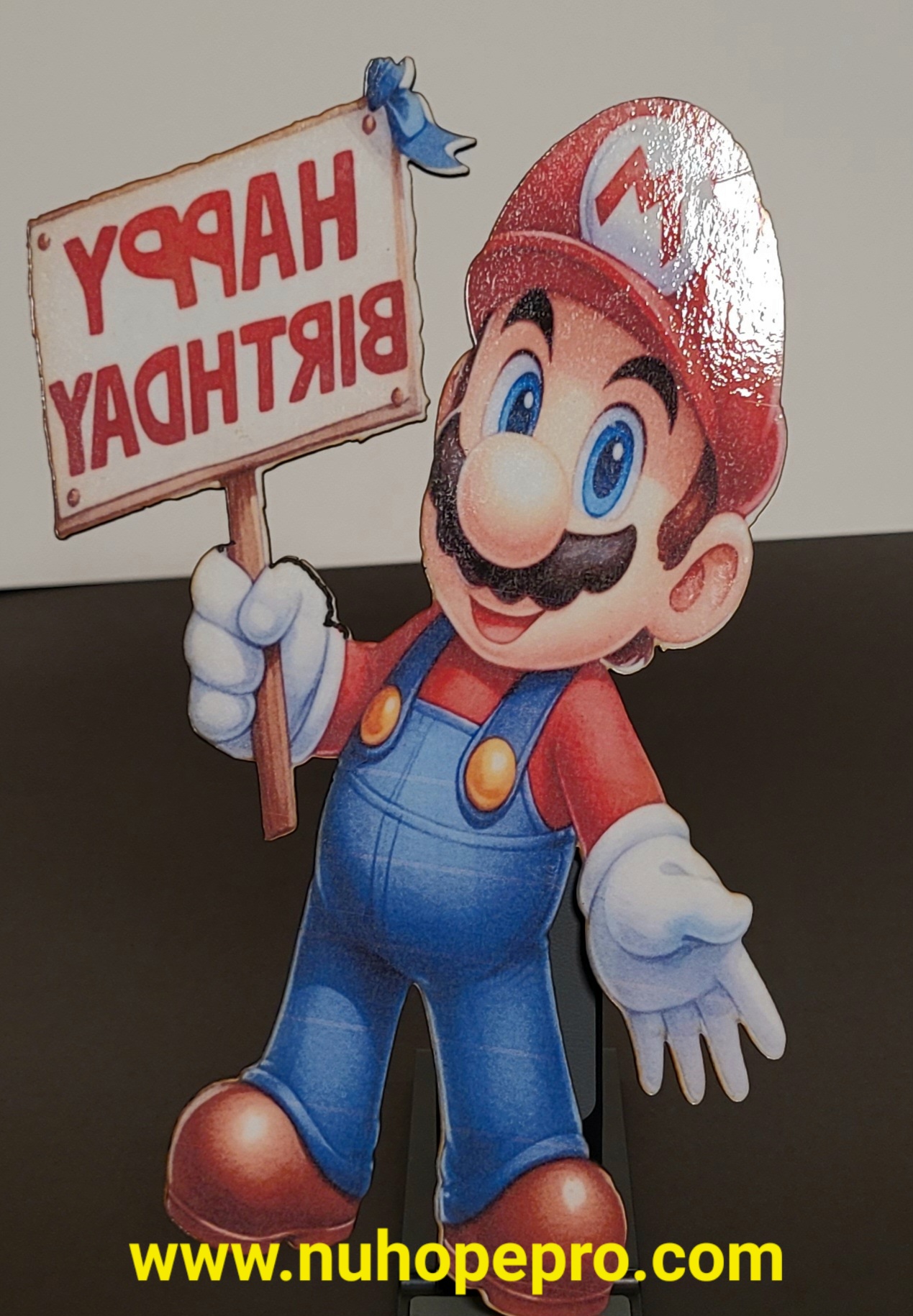 Mario Birthday Standee