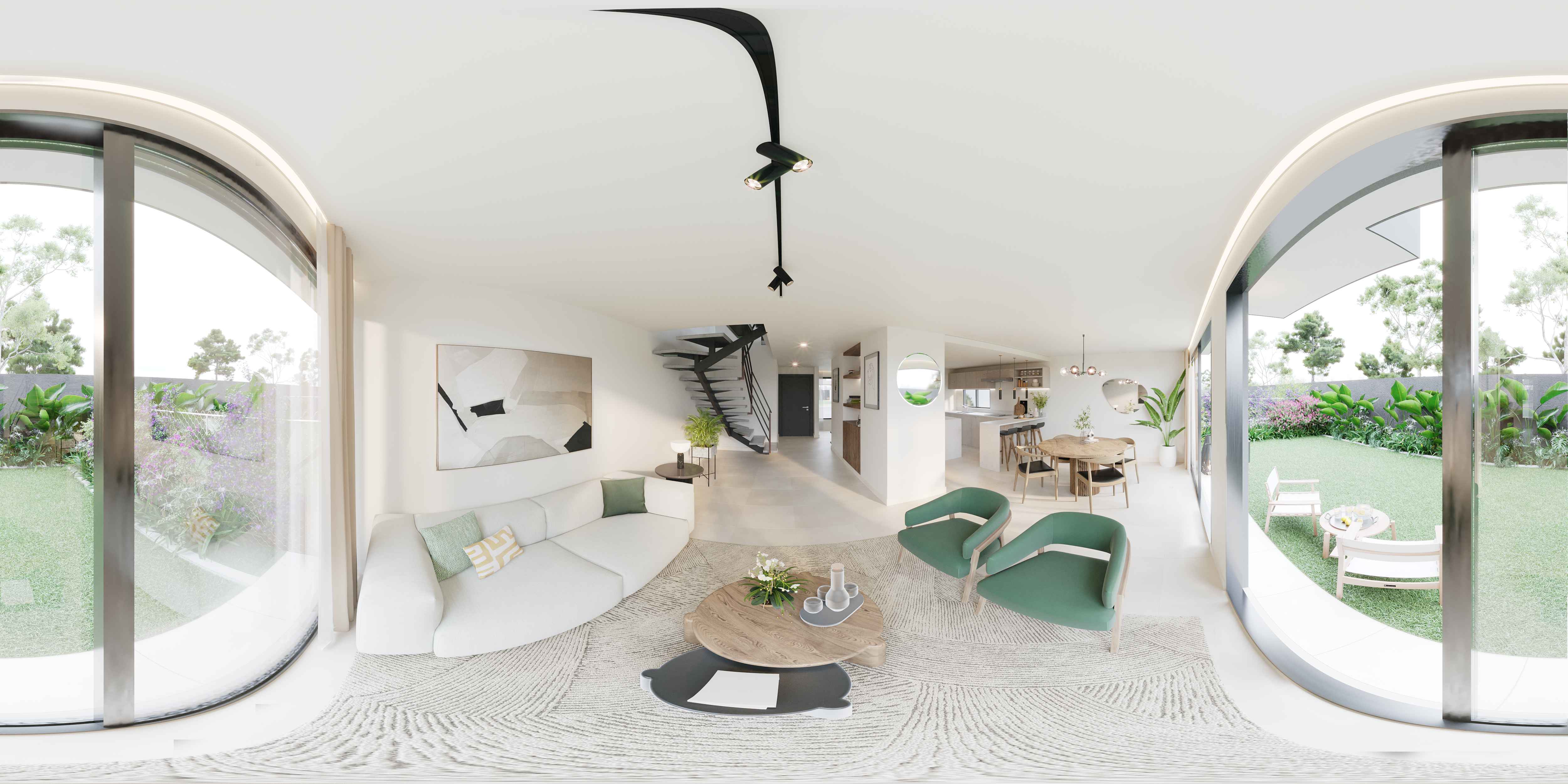 Tour 360 - Departamento 3 ambientes - (3 Panoramicas)
