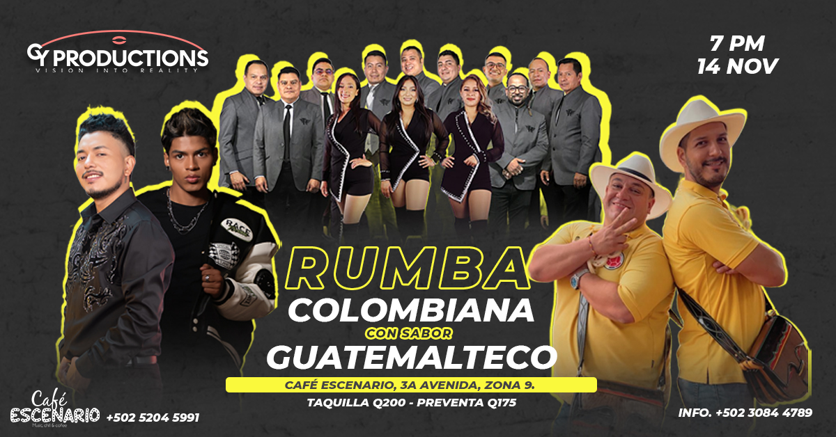 Rumba Colombiana Con Sabor Guatemalteco