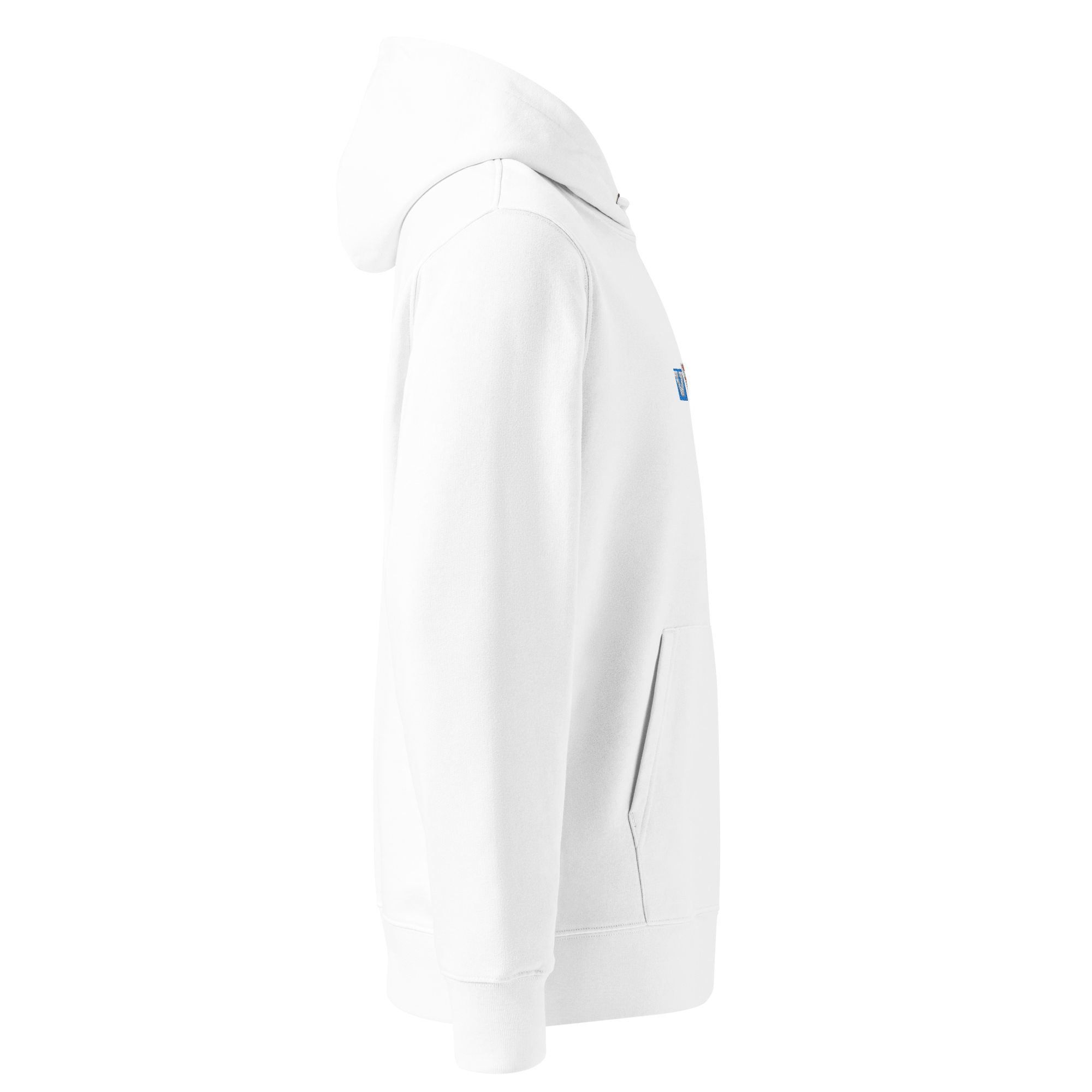 Hoodie - Lettres vintage - Blanc