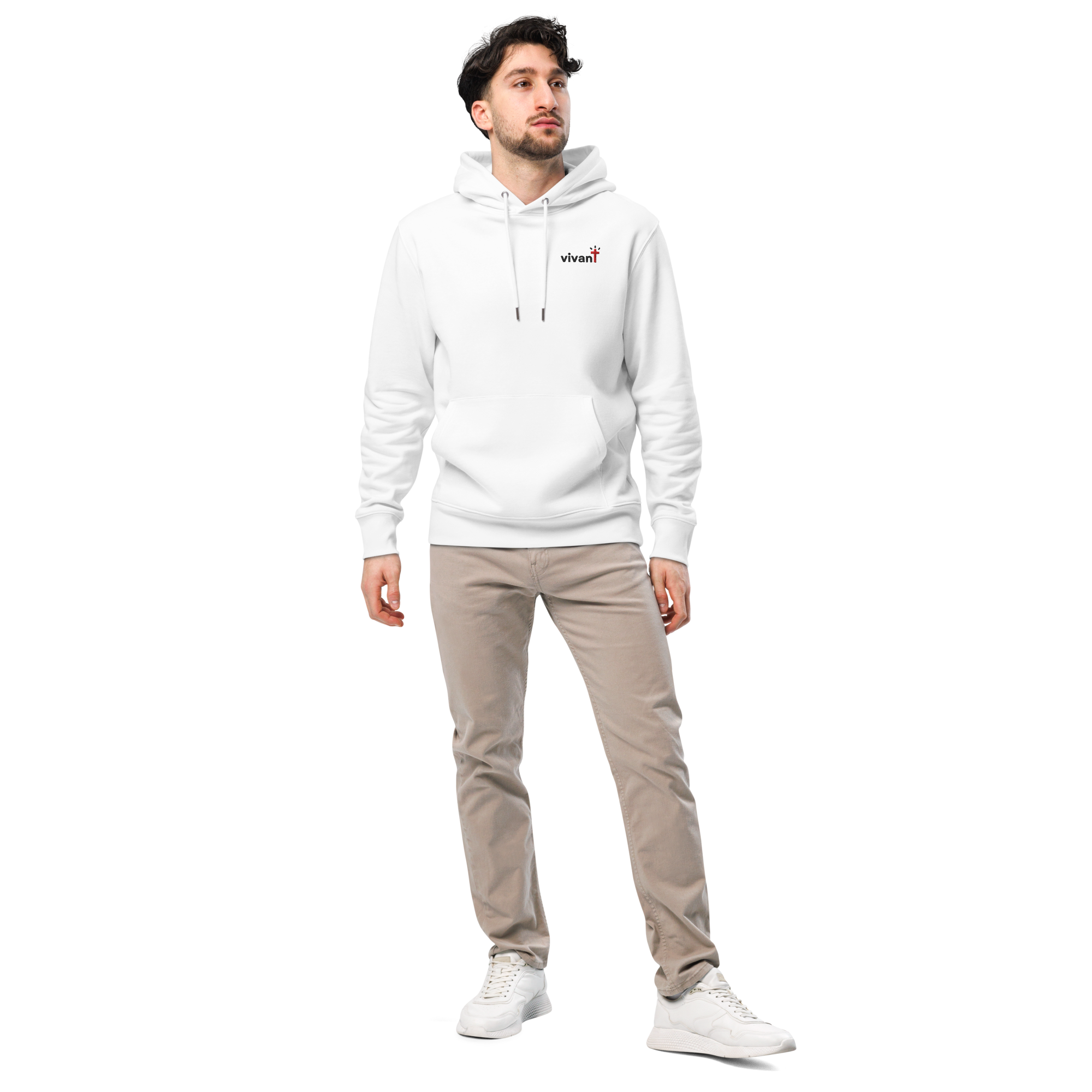 Hoodie - YOU NEED GOD - Blanc