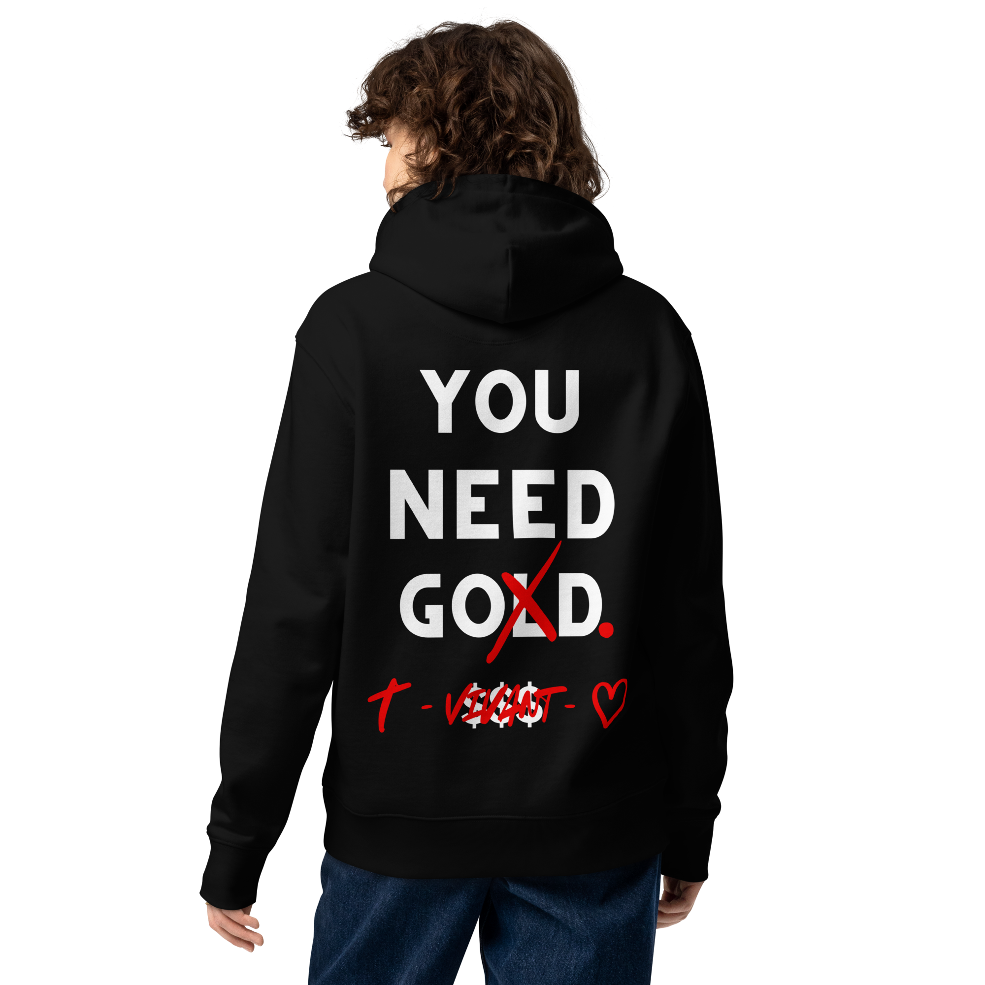 Hoodie - YOU NEED GOD - Noir