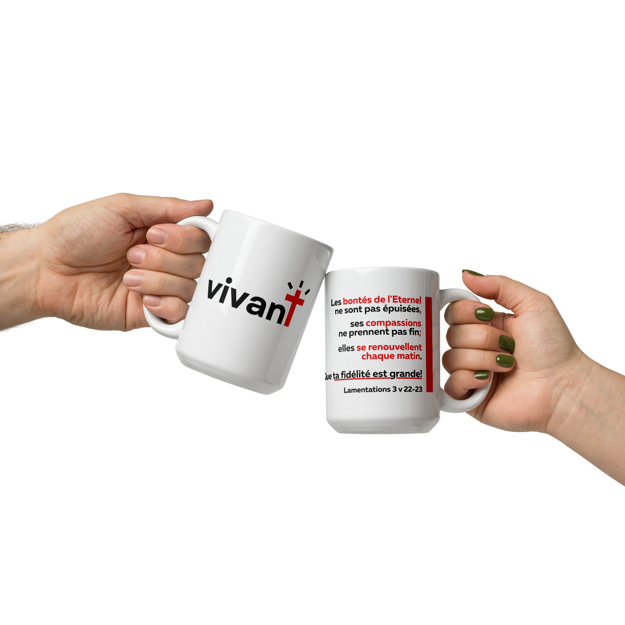 Grande tasse - Rappel quotidien ❤️