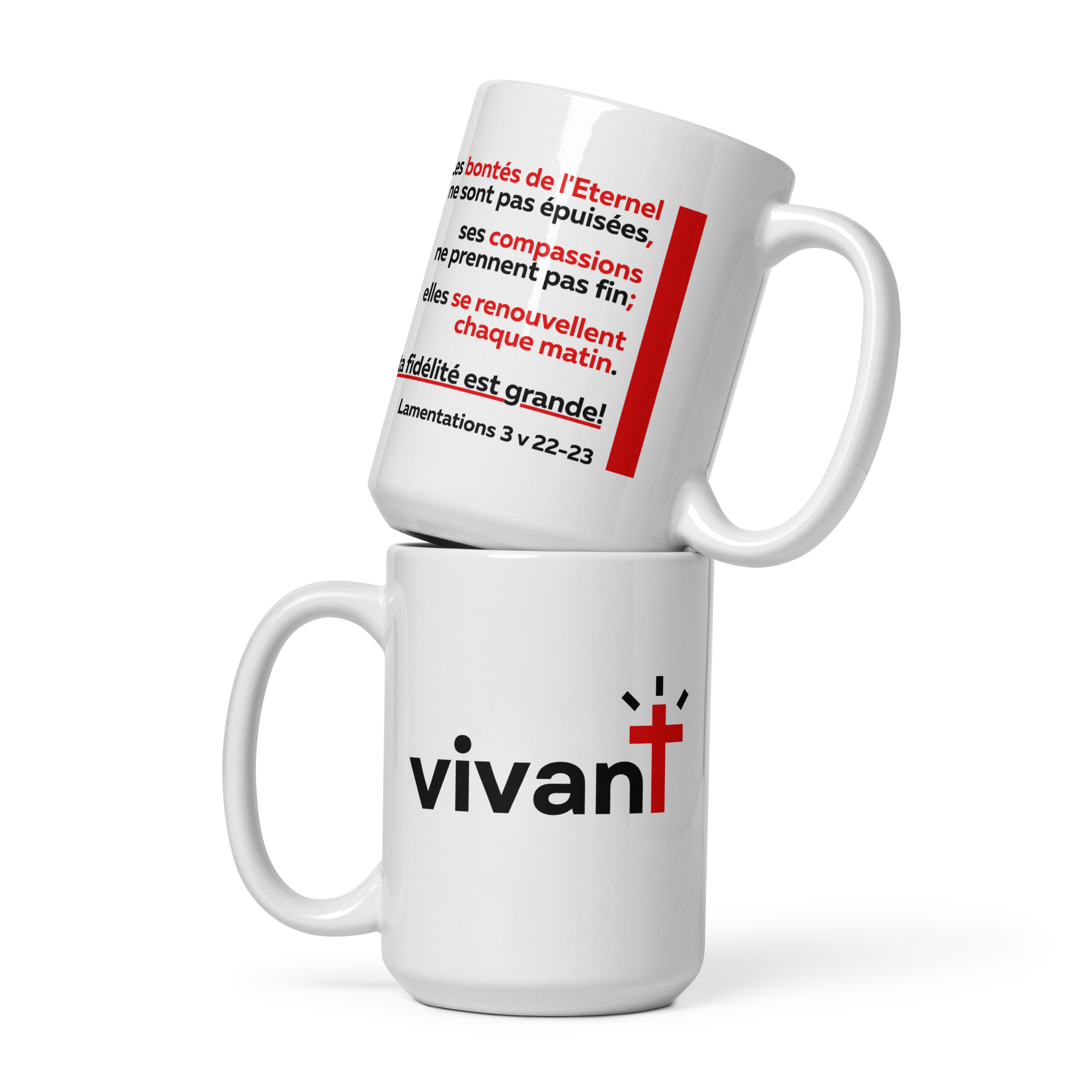 Grande tasse - Rappel quotidien ❤️